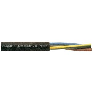 Faber Kabel 050028 Rubberkabel H05RR-F 4 x 1.5 mm² Zwart per meter