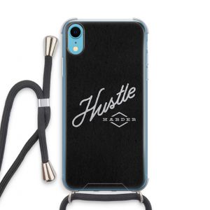 Hustle: iPhone XR Transparant Hoesje met koord