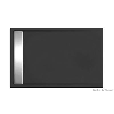 Xenz Easy Tray douchevloer - 110x90x5 - Acryl - ebony 6954-29