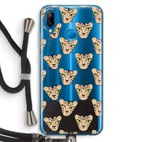 Tijger: Huawei P20 Lite Transparant Hoesje met koord