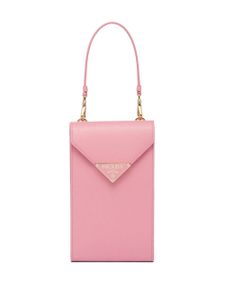 Prada mini sac en cuir Saffiano - Rose