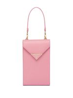 Prada mini sac en cuir Saffiano - Rose