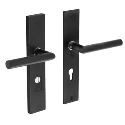 Intersteel veiligheidsbeslag kruk/kruk - SKG*** met kerntrekbeveiliging - PC 72 - mat zwart