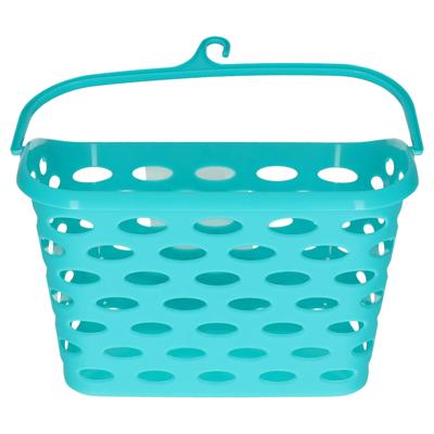 Plasticforte Wasknijpersmandje - ophangen - 26x15x21 cm - blauw - kunststof