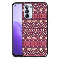 OPPO Reno5 5G | Find X3 Lite Back Case Aztec Paars OPPO Reno5 5G | Find X3 Lite Back Case Aztec Paars