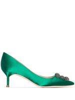 Manolo Blahnik escarpins Hangisi 50 - Vert - thumbnail