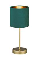 Fischer & Honsel NachtkastlampjeAura blauw velvet - 50495 Fischer & Honsel NachtkastlampjeAura blauw velvet - 50495