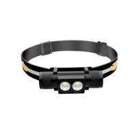 D25 10W 2 x XML-2 IPX6 waterdichte hoofdband licht 2400 LM USB lading verstelbare Outdoor LED koplamp