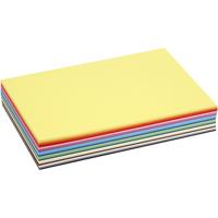 Creativ Company Gekleurd karton, a4, vel 210x297 mm, 180 gr, diverse kleuren, 300 div vellen/ 1 doos