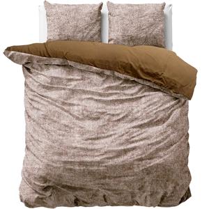 Assinatura Velvet Katoen Dekbedovertrek Bruin-Lits-jumeaux (240 x 200/220 cm)