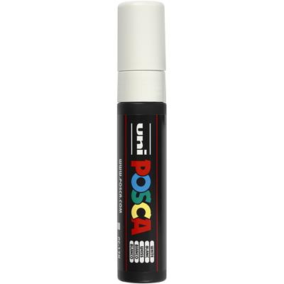 Uni-Posca Posca marker, afm pc-17k, lijndikte 15 mm, extra breed, wit, 1 stuk
