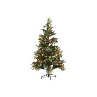 Kerstboom Home ESPRIT Rood Groen PVC Metaal 95 x 95 x 150 cm