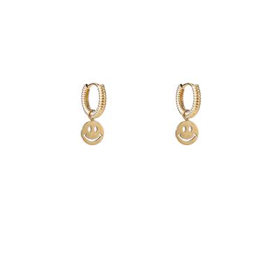 Day&Eve Creolen Smiley Hoop | Goud