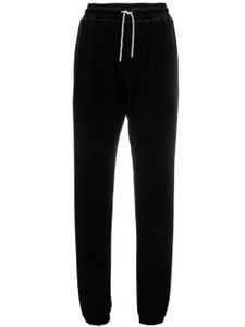 Alexandre Vauthier pantalon de jogging à lien de resserrage - Noir