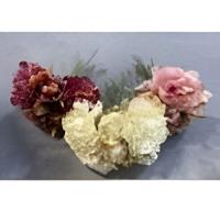 Peony bundle 30 cm 7 heads red - Driesprong collection
