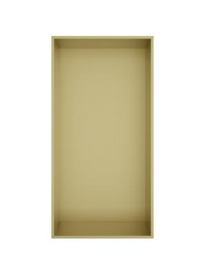 Hotbath &MORE Inbouwnis 30x15x10cm frameless Geborsteld Messing PVD