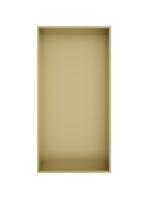 Hotbath &MORE Inbouwnis 30x15x10cm frameless Geborsteld Messing PVD