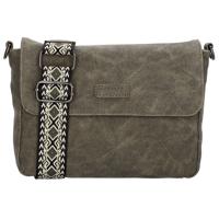 Beagles Schoudertas met Overslag Malaga Olijf