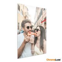 Foto op aluminium afdrukken - Wit (ChromaLuxe) - 50 x 75 cm