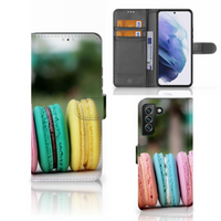 Samsung Galaxy S22 Plus Book Cover Macarons - thumbnail