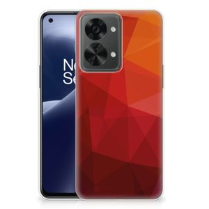 TPU Hoesje voor OnePlus Nord 2T Polygon Red