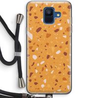 Terrazzo N°24: Samsung Galaxy A6 (2018) Transparant Hoesje met koord
