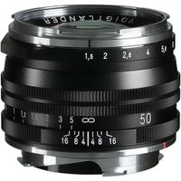 Voigtländer Nokton 50mm F/1.5 II M.C. Leica M Mount zwart