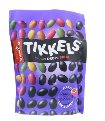 Venco Tikkels drop & fruit (245 gr)