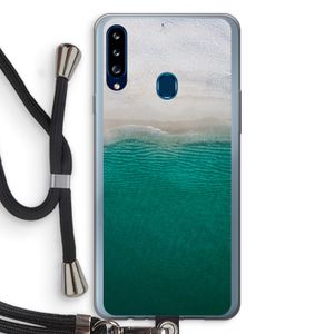 Stranded: Samsung Galaxy A20s Transparant Hoesje met koord