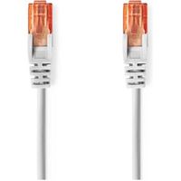 CAT6-kabel | RJ45 Male | RJ45 Male | U/UTP | 2.00 m | Rond | PVC | Grijs | Label