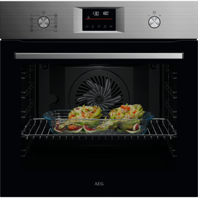 AEG 5000 SurroundCook met SteamBake - Heteluchtoven met stoomondersteuning met pyrolysereiniging OA5PB40WAM