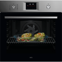 AEG 5000 SurroundCook met SteamBake - Heteluchtoven met stoomondersteuning met pyrolysereiniging OA5PB40WAM - thumbnail
