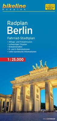 Fietskaart Bikeline Radkarte Berlin - Berlijn | Esterbauer
