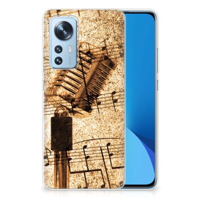 Xiaomi 12 | 12X | Siliconen hoesje | met foto Bladmuziek Xiaomi 12 | 12X | Siliconen hoesje | met foto Bladmuziek