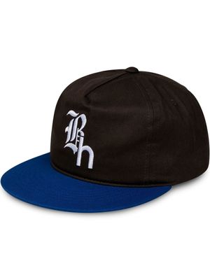 Brockhampton casquette bicolore à logo imprimé - Noir