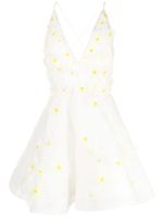 ZIMMERMANN robe Matchmaker Daisy à coupe mi-longue - Blanc