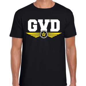 GVD fout tekst t-shirt zwart voor heren