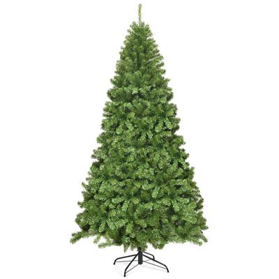 230 cm Kunstkerstboom met Metalen Standaard Premium PVC Naalden Kerstboom Kerst voor Binnen en Buiten Decoratie Groen