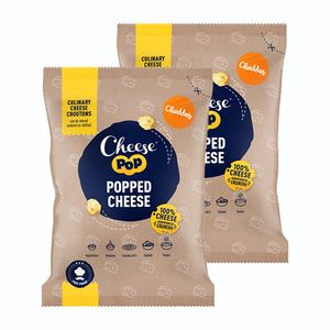 Cheesepop - Gepofte Cheddar kaas - 2x 500g