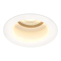 Mari - LED platte inbouwspots met lage inbouwdiepte - 6 Watt 570 Lumen - 2700K Warm wit - GU10 LED Module - Verzonken - Dimbaar - Rond - IP65 waterdicht - Wit
