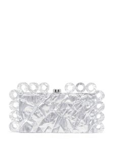 Cult Gaia pochette Harlow à ornements en cristal - Argent