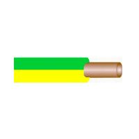 DONNE VD 6mm² groengeel rol 100M massief installatiedraad ECA