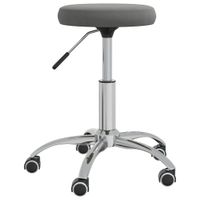 VidaXL Massagekruk fluweel donkergrijs