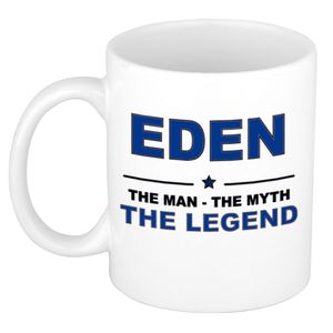 Eden The man, The myth the legend cadeau koffie mok / thee beker 300 ml   -