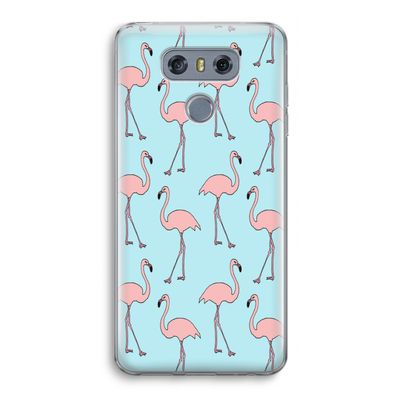 Anything Flamingoes: LG G6 Transparant Hoesje