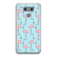 Anything Flamingoes: LG G6 Transparant Hoesje