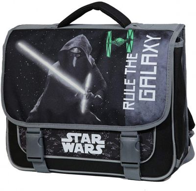 Star Wars schooltas 38 x 14 x 34 cm polyester zwart/grijs Star Wars schooltas 38 x 14 x 34 cm polyester zwart/grijs