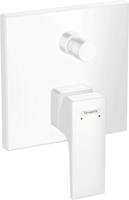 Hansgrohe Metropol ééngreeps badmengkraan afbouwdeel met rechte greep en zekerheidscombinatie, mat wit Hansgrohe Metropol ééngreeps badmengkraan afbouwdeel met rechte greep en zekerheidscombinatie, mat wit