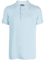 TOM FORD polo en coton piqué - Bleu - thumbnail