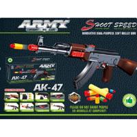 Speelgoed geweer met zachte kogels soldaten/politie 62 cm   -